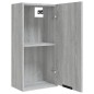 vidaXL Wand-Badschrank Grau Sonoma 32x20x67 cm vidaXL Wand-Badschrank Grau Sonoma 32x20x67 cm