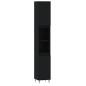 vidaXL Badschrank Schwarz 30x30x190 cm Holzwerkstoff vidaXL Badschrank Schwarz 30x30x190 cm Holzwerkstoff