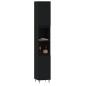 vidaXL Badschrank Schwarz 30x30x190 cm Holzwerkstoff vidaXL Badschrank Schwarz 30x30x190 cm Holzwerkstoff