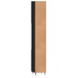 vidaXL Badschrank Schwarz 30x30x190 cm Holzwerkstoff vidaXL Badschrank Schwarz 30x30x190 cm Holzwerkstoff