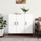 vidaXL Sideboard Weiß 90x34x80 cm Holzwerkstoff vidaXL Sideboard Weiß 90x34x80 cm Holzwerkstoff