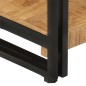 vidaXL Bücherregal 3 Fächer 77x30x80 cm Massivholz Mango und Eisen vidaXL Bücherregal 3 Fächer 77x30x80 cm Massivholz Mango und Eisen