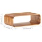 vidaXL Couchtisch 90x50x30 cm Massivholz Akazie vidaXL Couchtisch 90x50x30 cm Massivholz Akazie