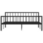 vidaXL Bettgestell Schwarz Metall 180×200 cm vidaXL Bettgestell Schwarz Metall 180×200 cm