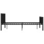 vidaXL Bettgestell Schwarz Metall 180×200 cm vidaXL Bettgestell Schwarz Metall 180×200 cm