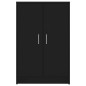 vidaXL Schuhschrank Schwarz 60x35x92 cm Holzwerkstoff vidaXL Schuhschrank Schwarz 60x35x92 cm Holzwerkstoff