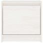 vidaXL Nachttisch Weiß 40x30,5x40 cm Massivholz Kiefer vidaXL Nachttisch Weiß 40x30,5x40 cm Massivholz Kiefer
