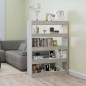vidaXL Bücherregal/Raumteiler Betongrau 100x30x135 cm vidaXL Bücherregal/Raumteiler Betongrau 100x30x135 cm