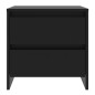 vidaXL Nachttisch Schwarz 45x34,5x44,5 cm Holzwerkstoff vidaXL Nachttisch Schwarz 45x34,5x44,5 cm Holzwerkstoff