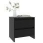 vidaXL Nachttisch Schwarz 45x34,5x44,5 cm Holzwerkstoff vidaXL Nachttisch Schwarz 45x34,5x44,5 cm Holzwerkstoff