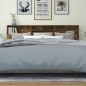 vidaXL Kopfteil mit Ablagen Räuchereiche 220x19x103,5 cm vidaXL Kopfteil mit Ablagen Räuchereiche 220x19x103,5 cm