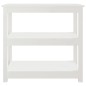 vidaXL Konsolentisch Weiß 80x40x74 cm Massivholz Kiefer vidaXL Konsolentisch Weiß 80x40x74 cm Massivholz Kiefer