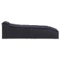 vidaXL Sonnenliege mit Auflage Poly Rattan Schwarz vidaXL Sonnenliege mit Auflage Poly Rattan Schwarz