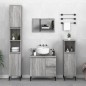 vidaXL Badschrank Grau Sonoma 65x33x60 cm Holzwerkstoff vidaXL Badschrank Grau Sonoma 65x33x60 cm Holzwerkstoff