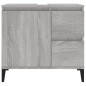 vidaXL Badschrank Grau Sonoma 65x33x60 cm Holzwerkstoff vidaXL Badschrank Grau Sonoma 65x33x60 cm Holzwerkstoff