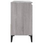 vidaXL Badschrank Grau Sonoma 65x33x60 cm Holzwerkstoff vidaXL Badschrank Grau Sonoma 65x33x60 cm Holzwerkstoff