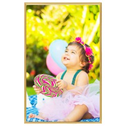vidaXL Bilderrahmen Collage 3 Stk. für Wand Tisch Golden 13x18 cm MDF