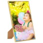 vidaXL Bilderrahmen Collage 3 Stk. für Wand Tisch Golden 13x18 cm MDF vidaXL Bilderrahmen Collage 3 Stk. für Wand Tisch Golden 13x18 cm MDF