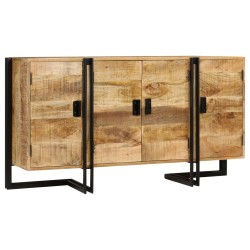 vidaXL Sideboard Mangoholz Massiv 150 x 40 x 80 cm