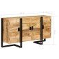 vidaXL Sideboard Mangoholz Massiv 150 x 40 x 80 cm vidaXL Sideboard Mangoholz Massiv 150 x 40 x 80 cm