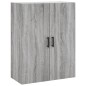 vidaXL Highboard Grau Sonoma 69,5x34x180 cm Holzwerkstoff vidaXL Highboard Grau Sonoma 69,5x34x180 cm Holzwerkstoff