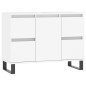 vidaXL Badschrank Weiß 80x33x60 cm Holzwerkstoff vidaXL Badschrank Weiß 80x33x60 cm Holzwerkstoff
