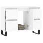 vidaXL Badschrank Weiß 80x33x60 cm Holzwerkstoff vidaXL Badschrank Weiß 80x33x60 cm Holzwerkstoff