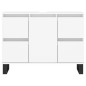 vidaXL Badschrank Weiß 80x33x60 cm Holzwerkstoff vidaXL Badschrank Weiß 80x33x60 cm Holzwerkstoff