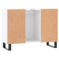 vidaXL Badschrank Weiß 80x33x60 cm Holzwerkstoff vidaXL Badschrank Weiß 80x33x60 cm Holzwerkstoff