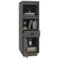 vidaXL Highboard Grau 34x40x108,5 cm Massivholz Kiefer vidaXL Highboard Grau 34x40x108,5 cm Massivholz Kiefer