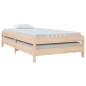 vidaXL Stapelbett 100x200 cm Massivholz Kiefer vidaXL Stapelbett 100x200 cm Massivholz Kiefer