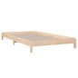 vidaXL Stapelbett 100x200 cm Massivholz Kiefer vidaXL Stapelbett 100x200 cm Massivholz Kiefer