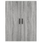vidaXL Highboard Grau Sonoma 69,5x34x180 cm Holzwerkstoff vidaXL Highboard Grau Sonoma 69,5x34x180 cm Holzwerkstoff