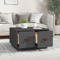 vidaXL Couchtisch Grau 60x53x35 cm Massivholz Kiefer vidaXL Couchtisch Grau 60x53x35 cm Massivholz Kiefer