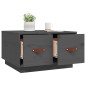 vidaXL Couchtisch Grau 60x53x35 cm Massivholz Kiefer vidaXL Couchtisch Grau 60x53x35 cm Massivholz Kiefer