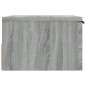 vidaXL Wand-Nachttisch Grau Sonoma 34x30x20 cm vidaXL Wand-Nachttisch Grau Sonoma 34x30x20 cm