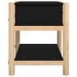 vidaXL Nachttische 2 Stk. Schwarz 42x38x45 cm Holzwerkstoff vidaXL Nachttische 2 Stk. Schwarz 42x38x45 cm Holzwerkstoff