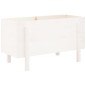 vidaXL Hochbeet Weiß 101x50x57 cm Massivholz Kiefer vidaXL Hochbeet Weiß 101x50x57 cm Massivholz Kiefer