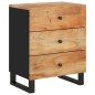 vidaXL Nachttisch 50x33x62 cm Massivholz Akazie & Holzwerkstoff vidaXL Nachttisch 50x33x62 cm Massivholz Akazie & Holzwerkstoff