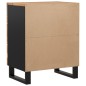 vidaXL Nachttisch 50x33x62 cm Massivholz Akazie & Holzwerkstoff vidaXL Nachttisch 50x33x62 cm Massivholz Akazie & Holzwerkstoff
