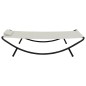 Gartenbett Creme 200 x 90 cm Stahl Gartenbett Creme 200 x 90 cm Stahl
