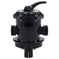 vidaXL Mehrwegeventil für Sandfilter ABS 1,5 " 6-Wege 
