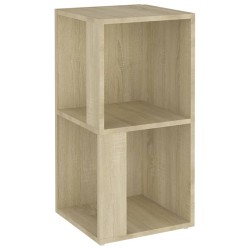 vidaXL Eckregal Sonoma-Eiche 33x33x67 cm Holzwerkstoff