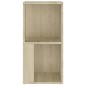 vidaXL Eckregal Sonoma-Eiche 33x33x67 cm Holzwerkstoff vidaXL Eckregal Sonoma-Eiche 33x33x67 cm Holzwerkstoff