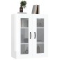 vidaXL Hängeschrank Hochglanz-Weiß 69,5x34x90 cm