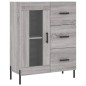 vidaXL Highboard Grau Sonoma 69,5x34x180 cm Holzwerkstoff vidaXL Highboard Grau Sonoma 69,5x34x180 cm Holzwerkstoff