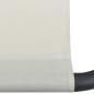 Gartenbett Creme 200 x 90 cm Stahl Gartenbett Creme 200 x 90 cm Stahl