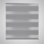 Doppelrollo Seitenzug 100 x 175 cm grau Doppelrollo Seitenzug 100 x 175 cm grau
