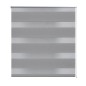 Doppelrollo Seitenzug 100 x 175 cm grau Doppelrollo Seitenzug 100 x 175 cm grau
