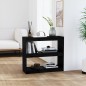 vidaXL Bücherregal Raumteiler Schwarz 80x30x71,5 cm Massivholz Kiefer vidaXL Bücherregal Raumteiler Schwarz 80x30x71,5 cm Massivholz Kiefer
